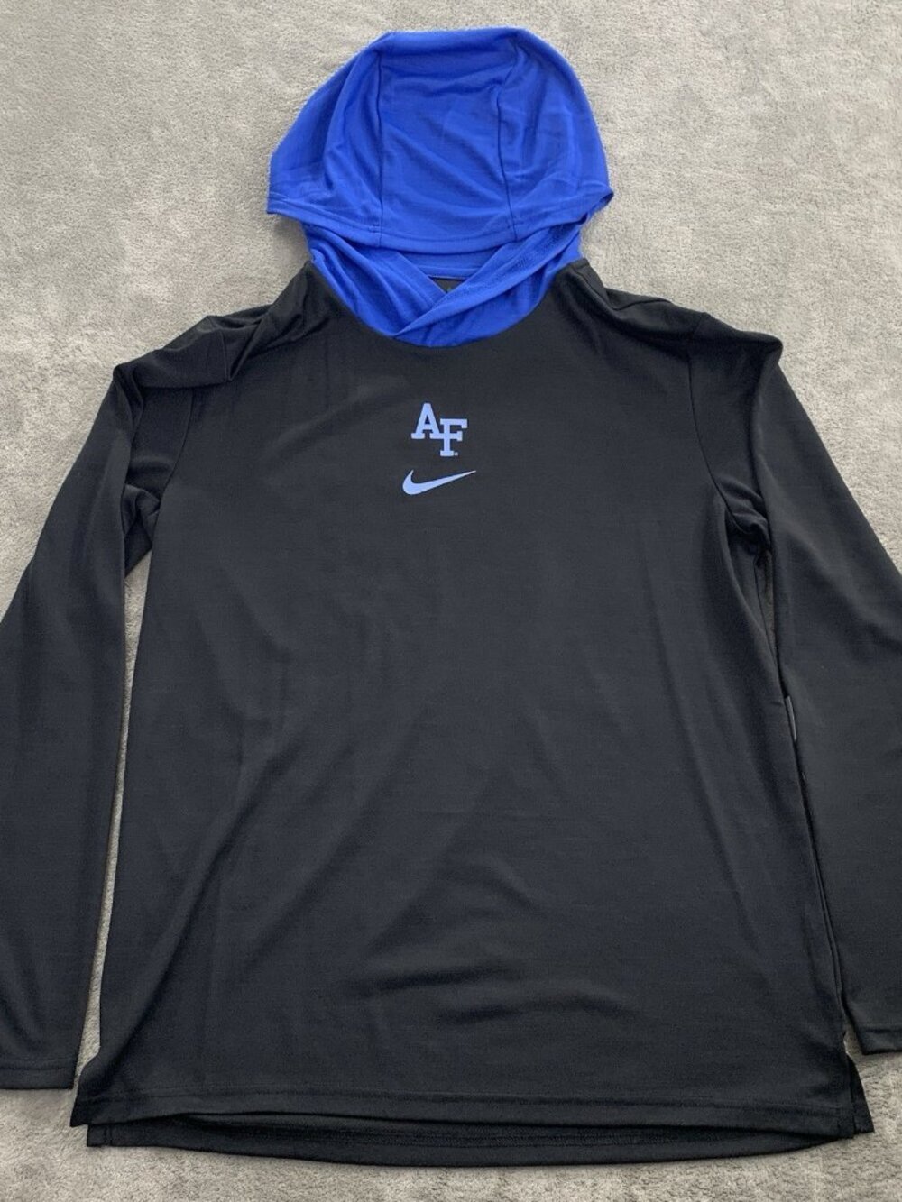 Nike Hoodie Mens Medium Air Force Intensity Performance Pullover Sweatshirt USSF